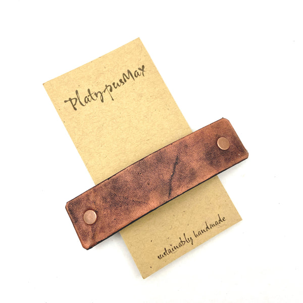 Rustic Copper Hair Clip Barrette