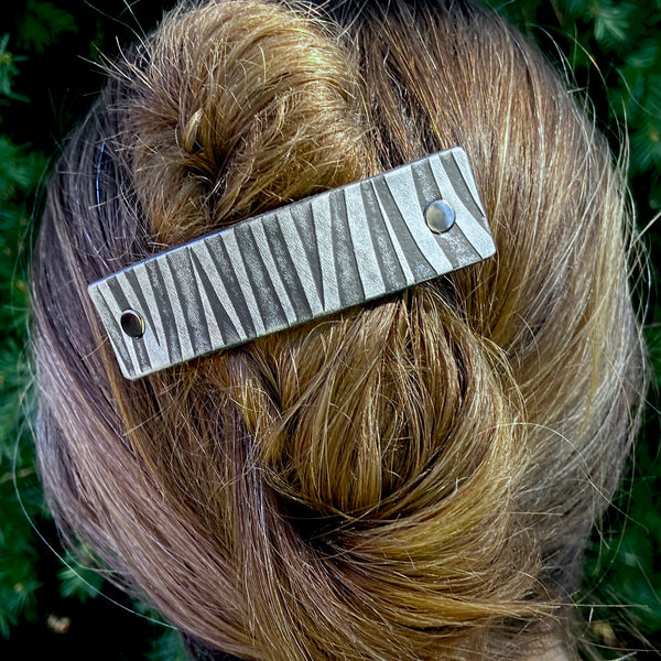 Zebra Stripes Barrette