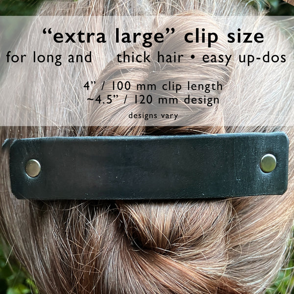 GROW One Word Caption / Message Hair Clip Barrette