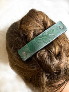 Leather Impressions: In Search of My Perfect Hair Barrette